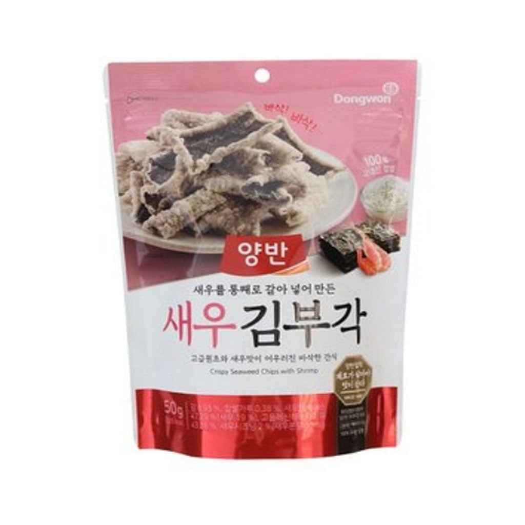 CRISPY SEAWEED CHIPS WITH SHRIMP 50g